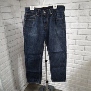Levi's 513 Men's Size 33 Waist Medium Wash Straight Leg Blue Jeans